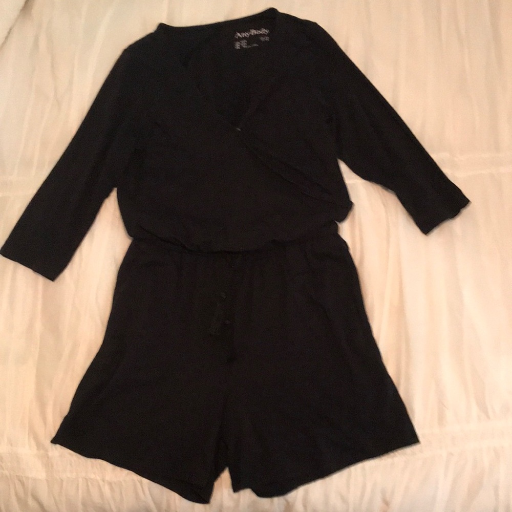 Anybody shorts romper  soft black 3quarter sleeve shorts romperXXS Soft material